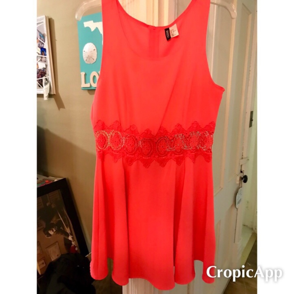 Beautiful vibrant pink cocktail dress